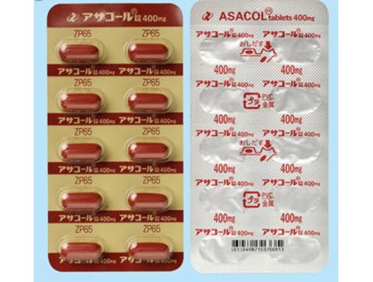 Asacol tablets for Crohn's disease 400 mg from Japan