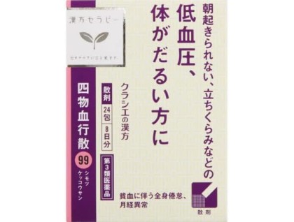  Simotsu-Kekkosan granules from Japan for hypotension (low blood pressure)