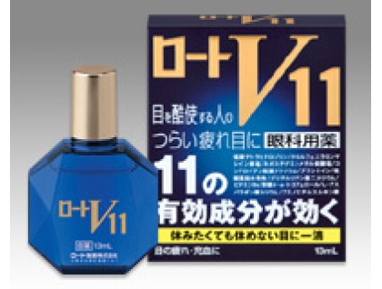 Eye Drops ROHTO V11 - 13 ml, 11 active elements to protect your eyes
