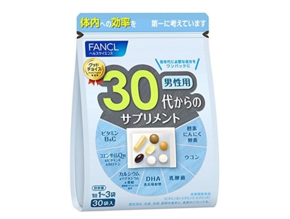 Vitamins for 30-year-old Men Fancl - for 1 month