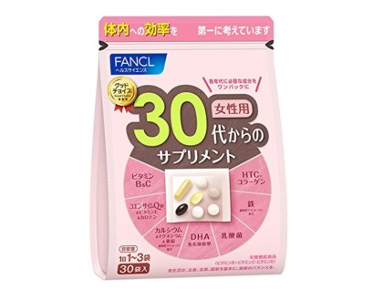 Vitamins for 30 year old women Fancl - 1 month