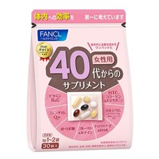 Vitamins for 40-year-old women Fancl - for 1 month