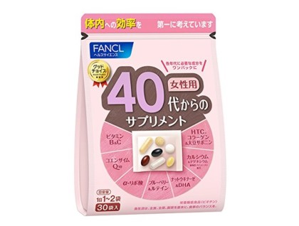 Vitamins for 40-year-old women Fancl - for 1 month