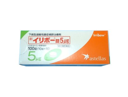 Irribow tablets 5 mcg for diarrhea and irritated bowel syndrome (Ramosetron)