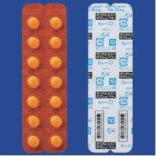 Montelukast tablets 10 mg for asthma and rhinitis (montelukast sodium, Singulair)