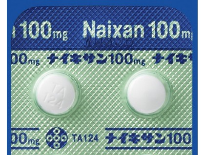 Naixan tablets 100 mg for pain and inflammation (painkiller, Naproxen, Aleve)