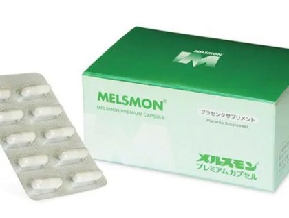 Melsmon Premium capsules for improving skin quality (porcine placenta)