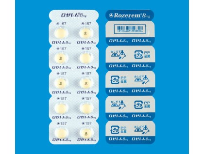 Rozerem tablets 8 mg for insomnia (ramelteon)