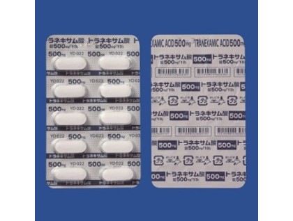 Tranexamic acid 500 mg in tablets from Japan