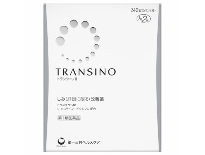 Transino II tablets with tranexamic acid for skin whitening