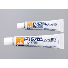 Toricinolon cream 0.1% for skin diseases (corticosteroid, triamcinolone acetonide, Kenalog)