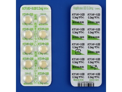 Voglibose tablets 0.3 mg for postprandial hyperglycemia (Voglib, Volix)